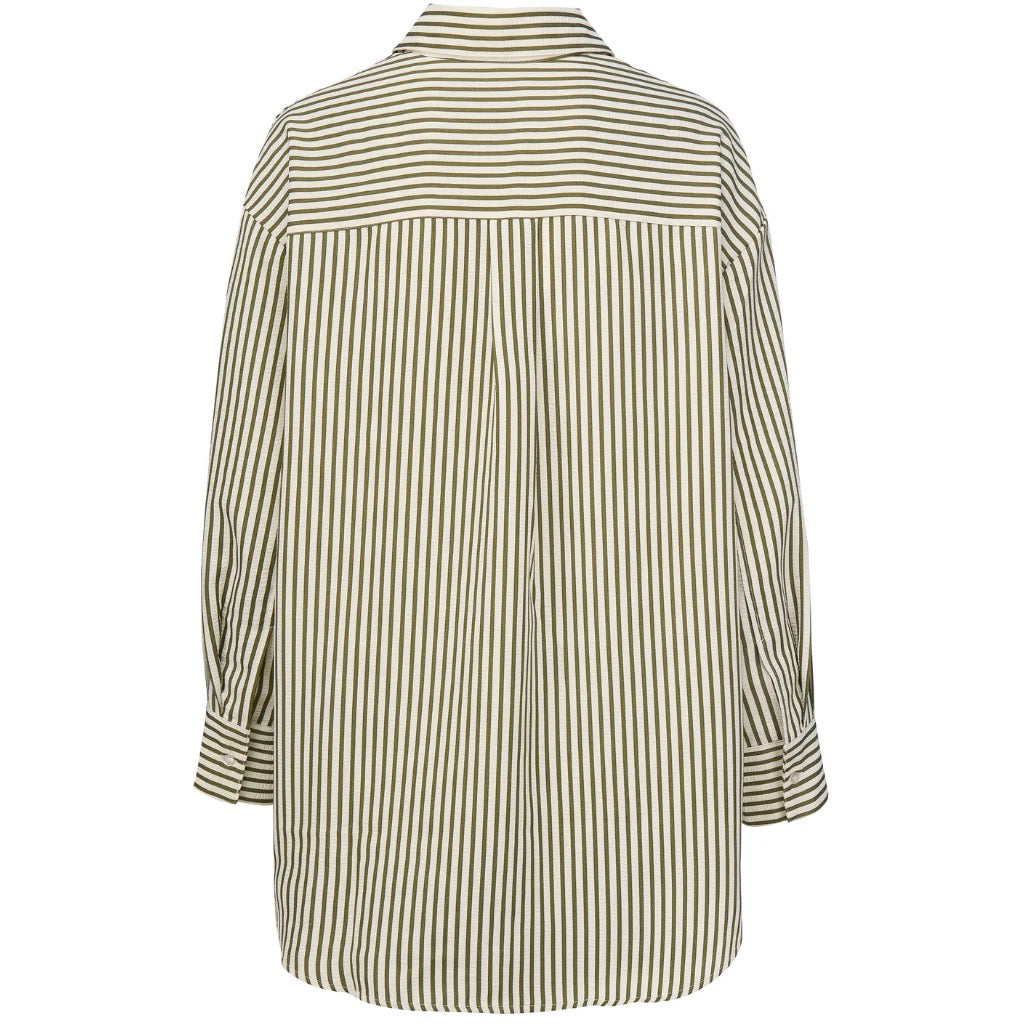Sassy Stripe Shirt || Bonsai/White Stripe