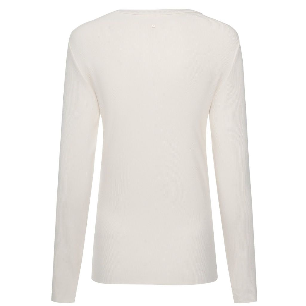 Lina Women's Long Sleeve Knit || Pearl