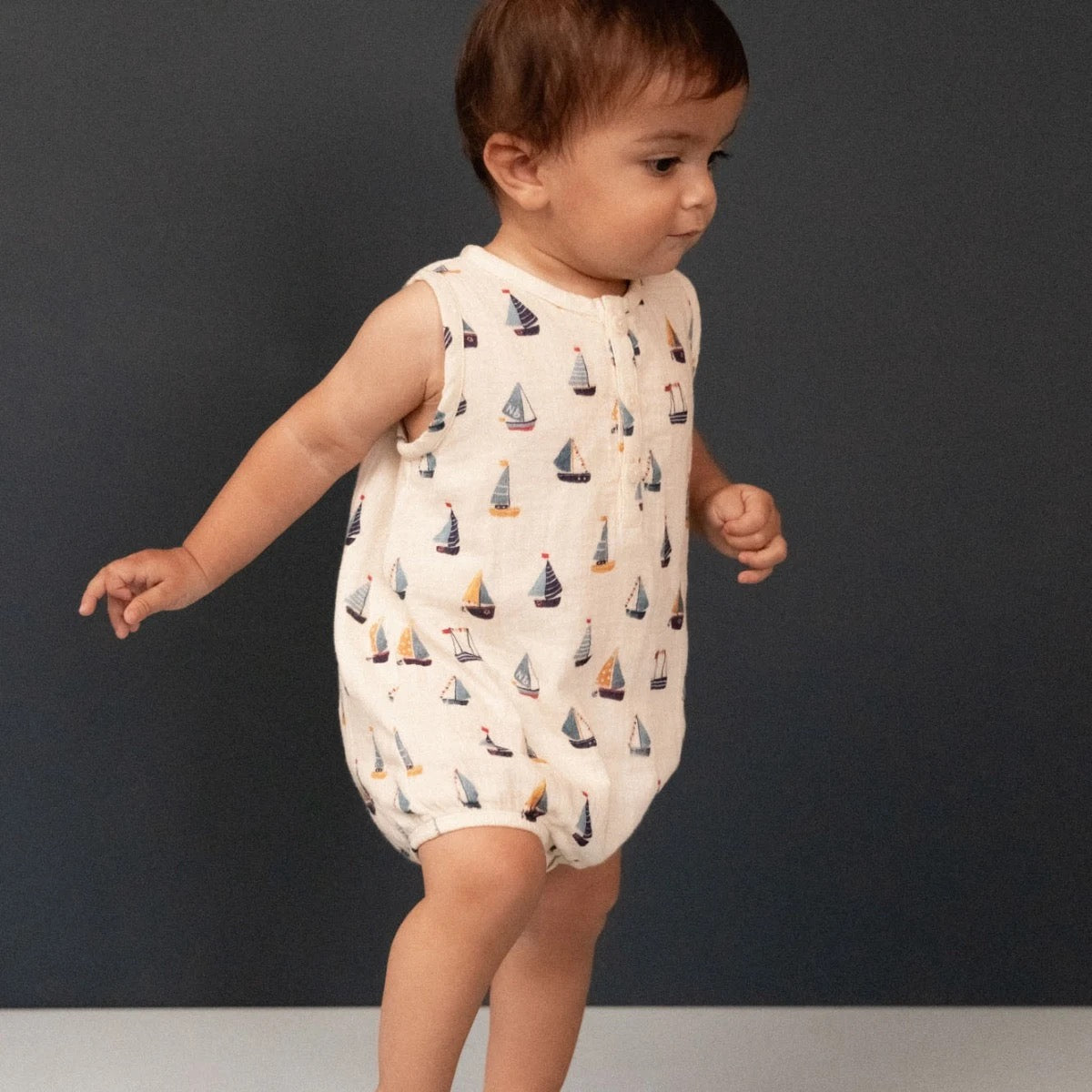 Cedar Suit Linen || Regatta Print