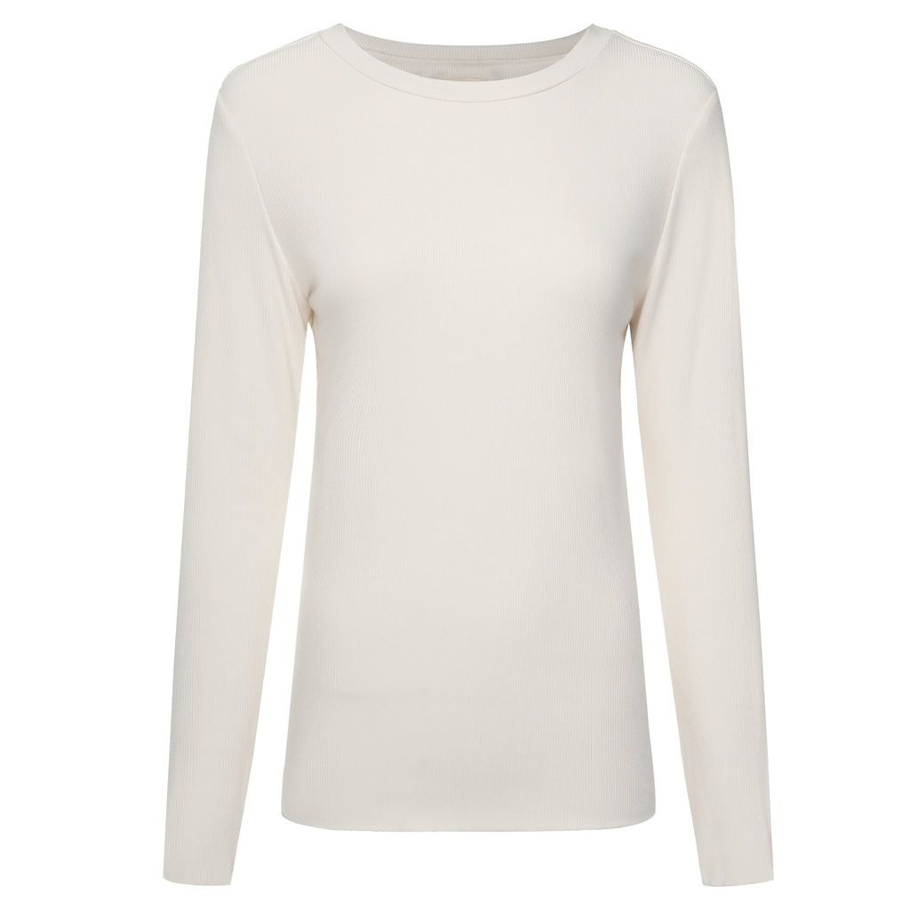 Lina Women's Long Sleeve Knit || Pearl