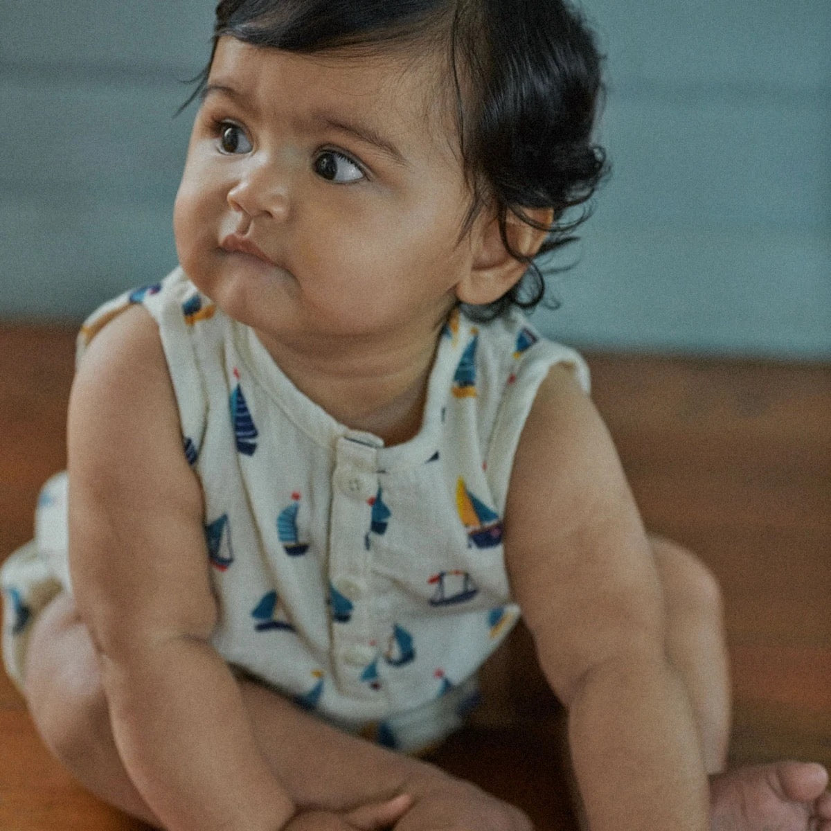 Cedar Suit Linen || Regatta Print