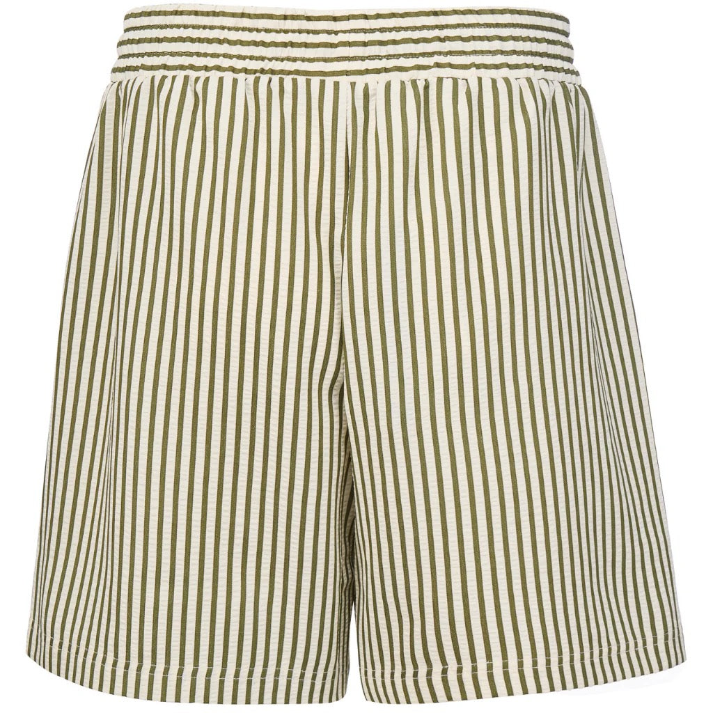 Hana - Womens Boxer Short || Bonsai/White Stripe