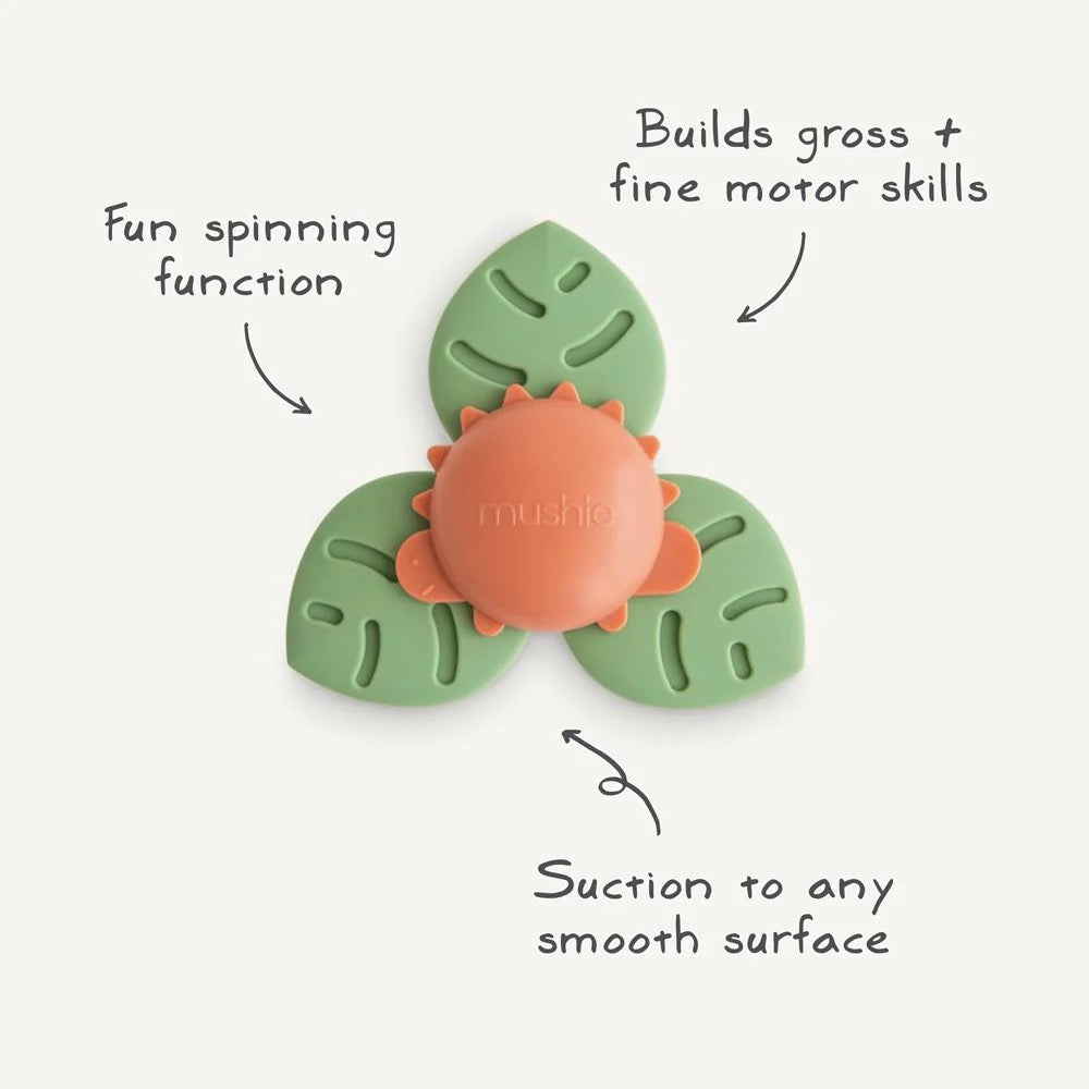 Mushie Suction Toy Spinner || Lucky