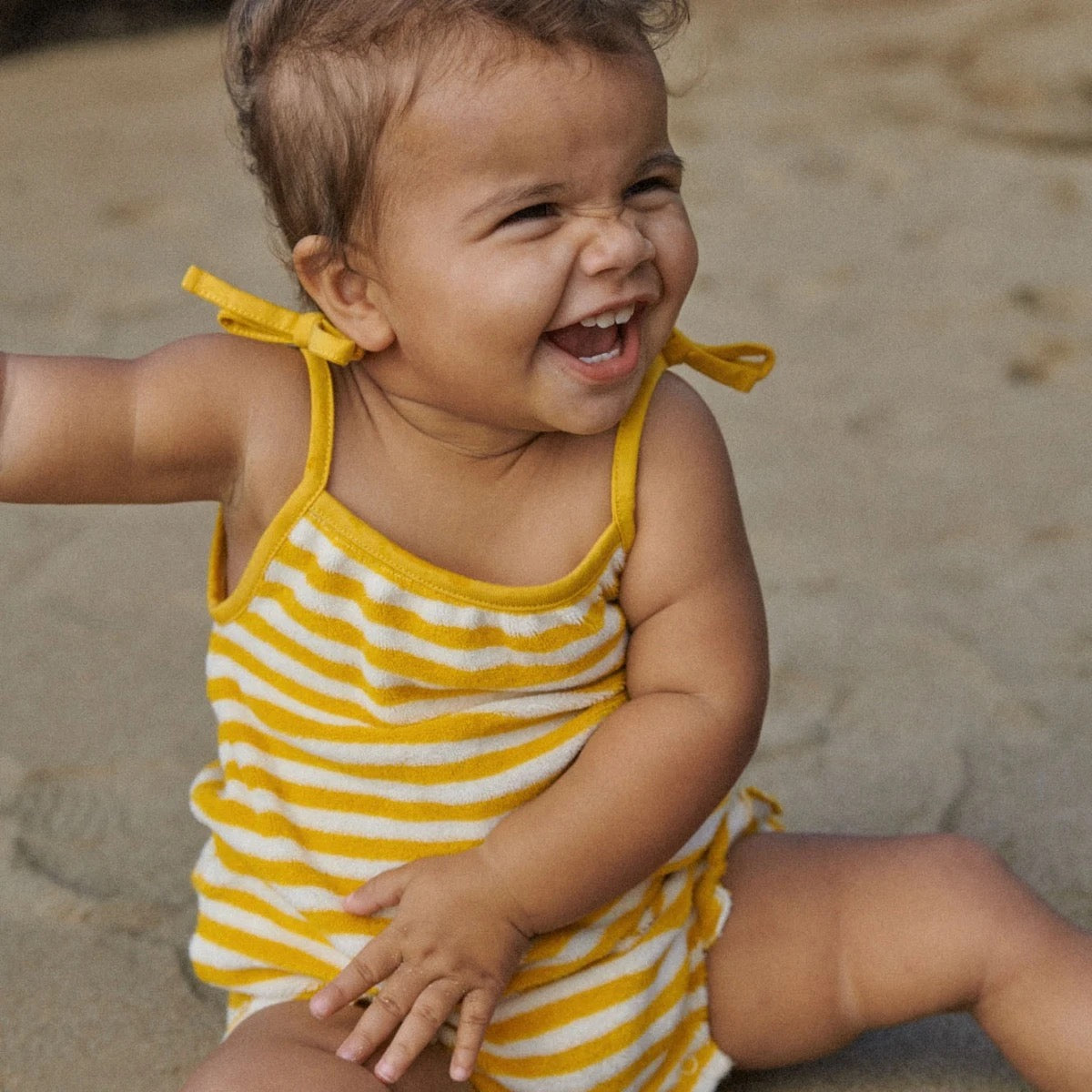 Sylvie Suit || Golden Sea Stripe