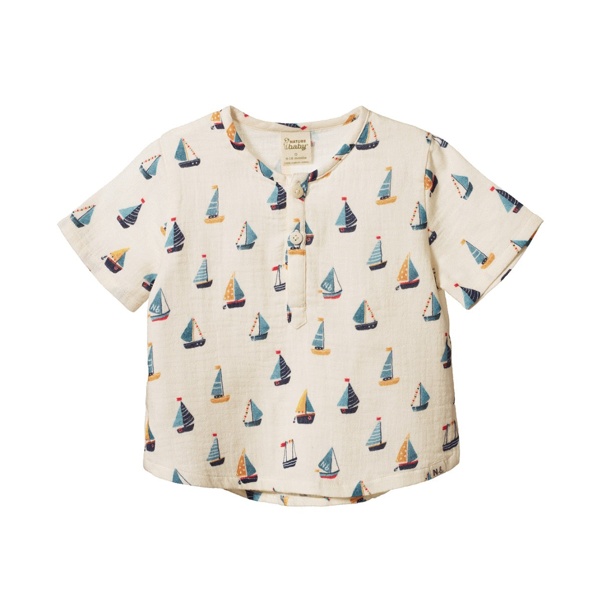 Short Sleeve Caravan Shirt Muslin || Regatta Print