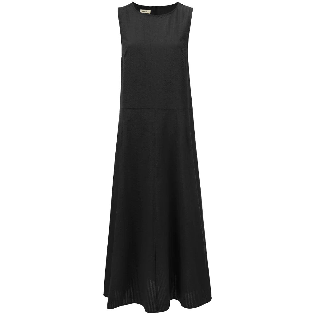 Anna - Womens Drop Waist Dress || Black