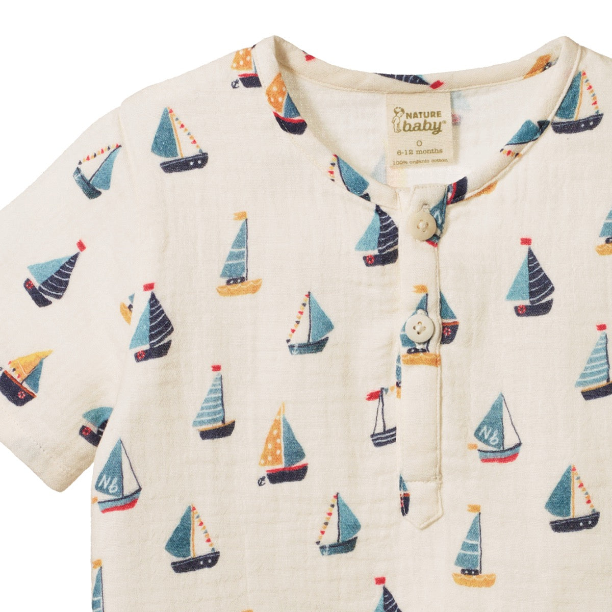Short Sleeve Caravan Shirt Muslin || Regatta Print