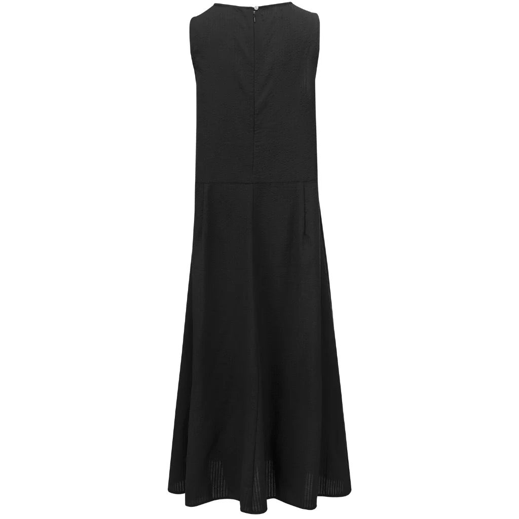 Anna - Womens Drop Waist Dress || Black