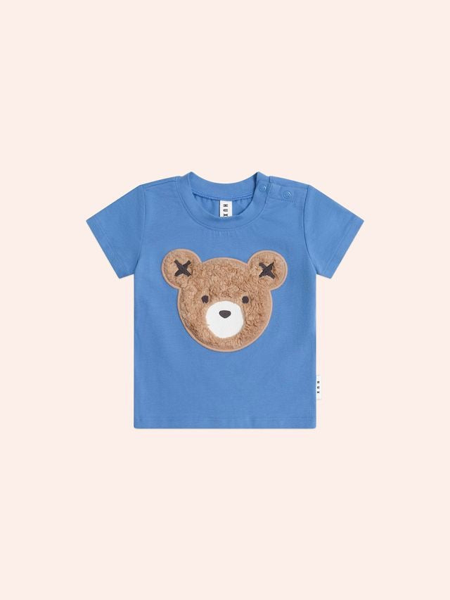 Furry Huxbear Tee || Marine Blue