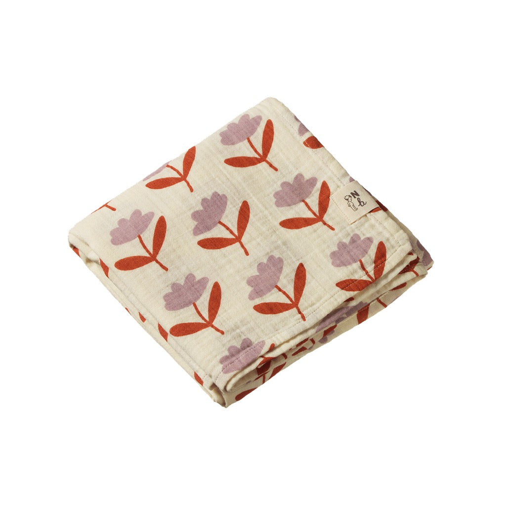 Muslin Wrap || Fleurette Print