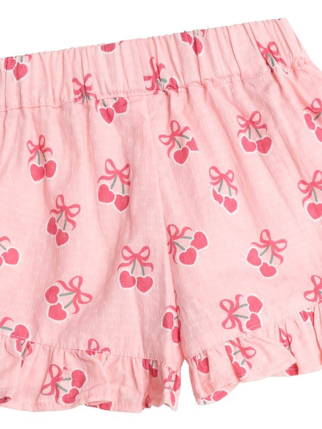 Cherry Pie Frilly Skort || Apricot