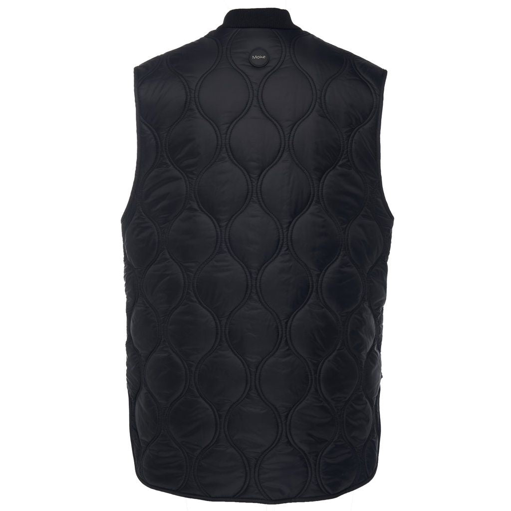 Neve - Women's Quilted Vest || Black