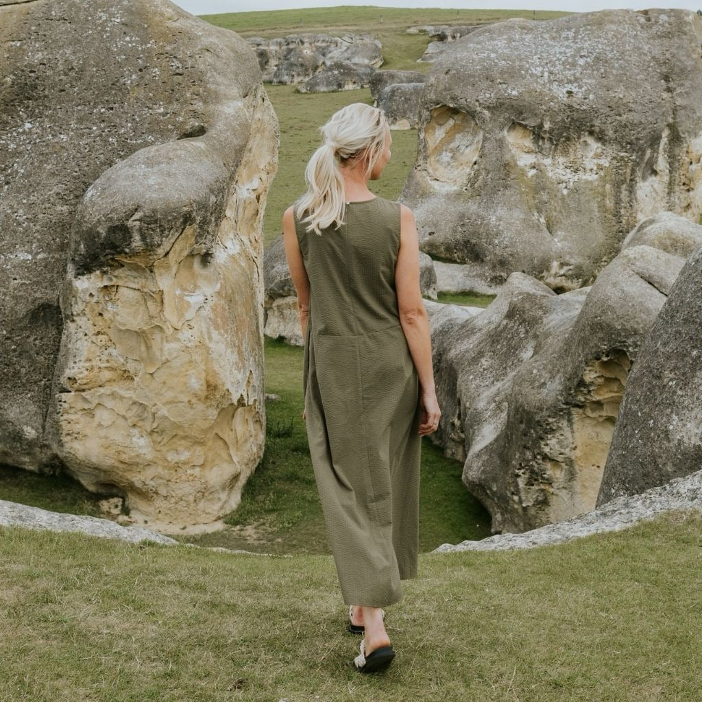 Anna - Womens Drop Waist Dress || Bonsai
