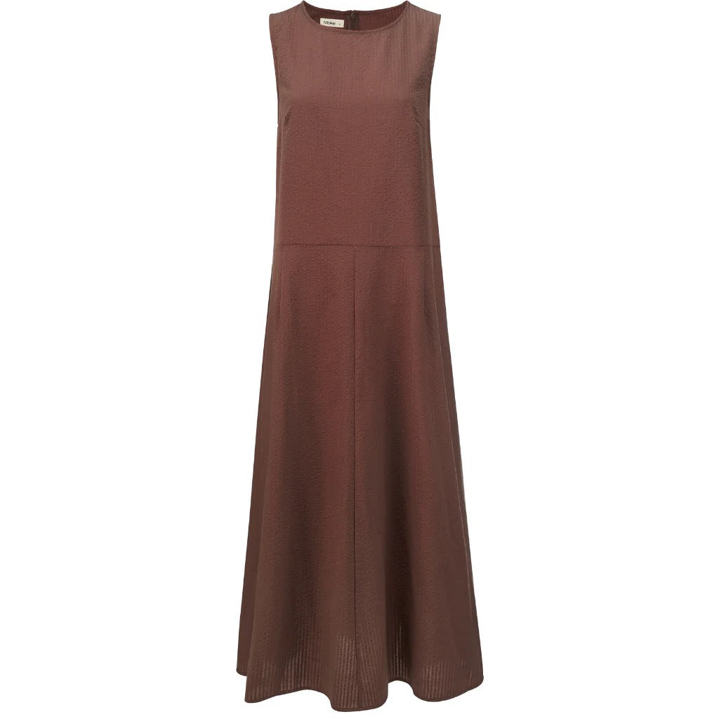 Anna - Womens Drop Waist Dress || Cocoa