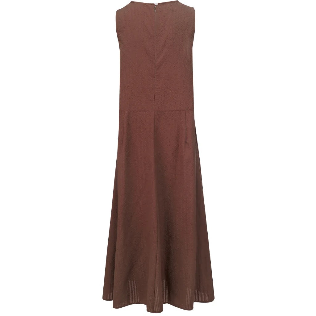 Anna - Womens Drop Waist Dress || Cocoa