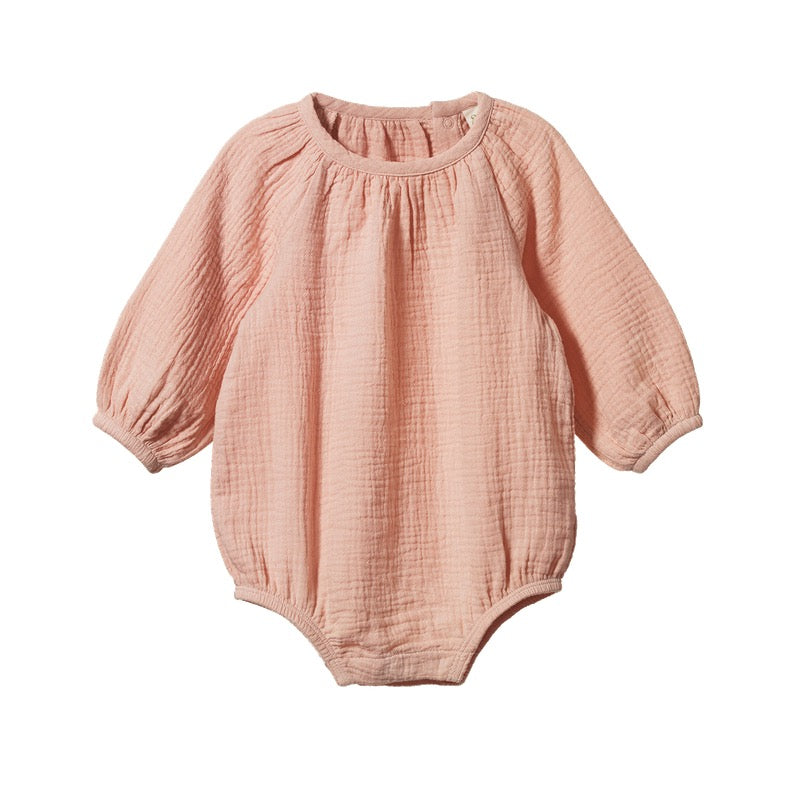 Meadow Bodysuit Muslin || Rose Dust