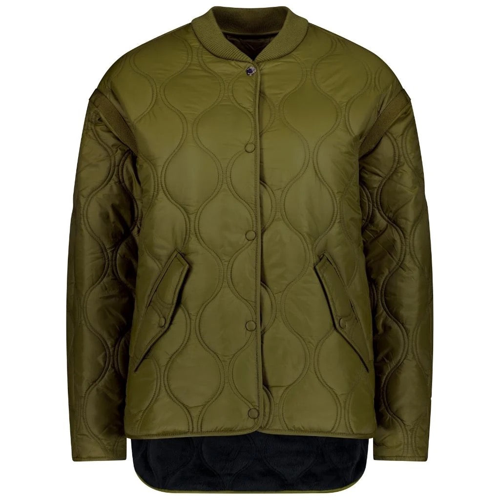 Talei Women&#39;s Quilt Bomber || Loden