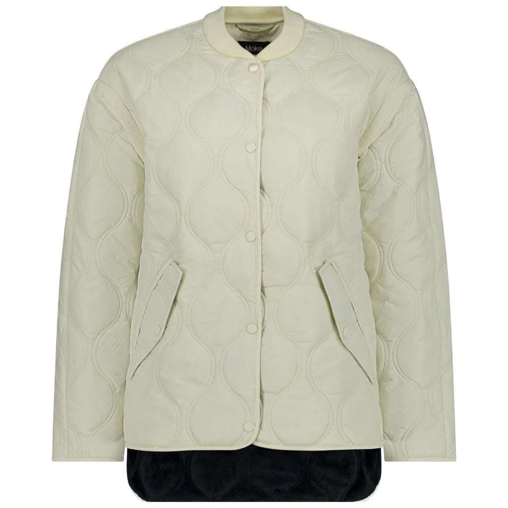 Talei Women&#39;s Quilt Bomber || Cream