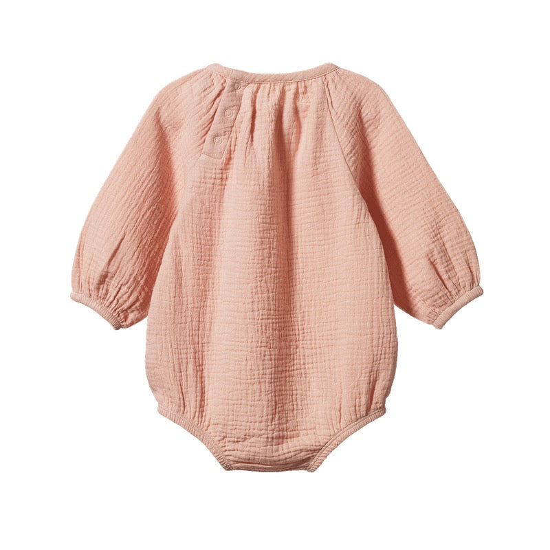 Meadow Bodysuit Muslin || Rose Dust