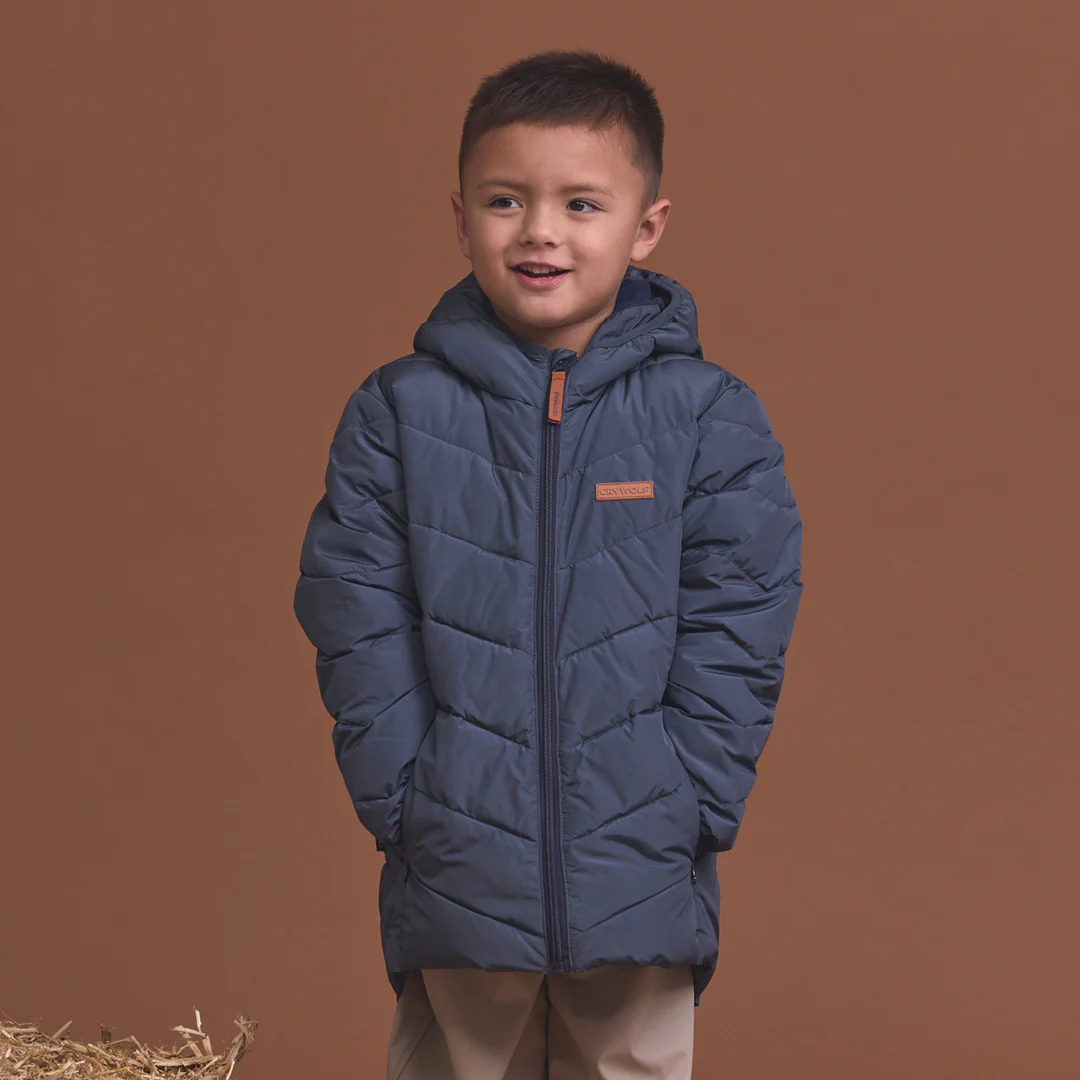 Eco Puffer || Indigo
