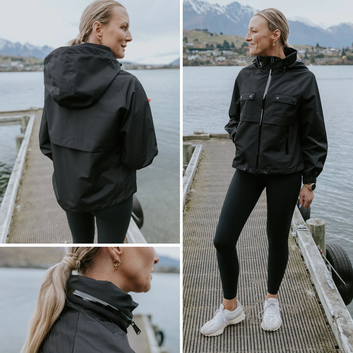 Maggie - Women's Rain Jacket || Black
