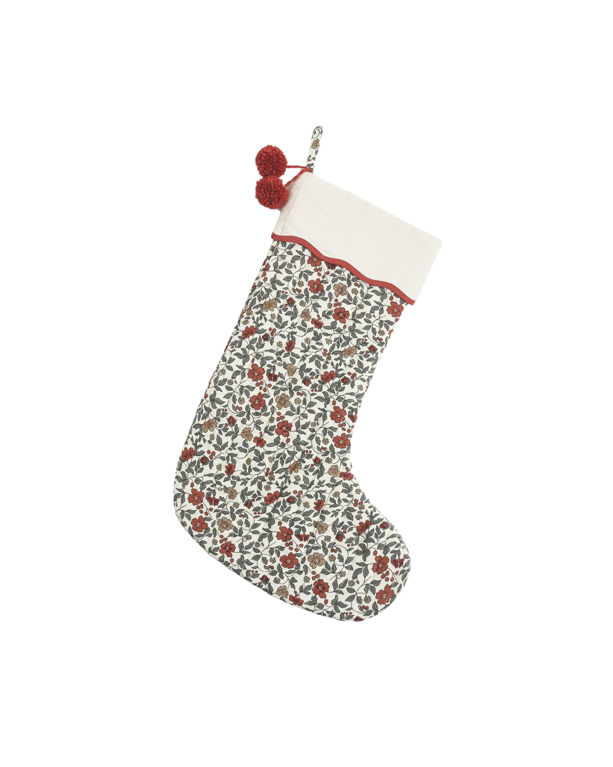 Noel Stocking || Holiday Floral