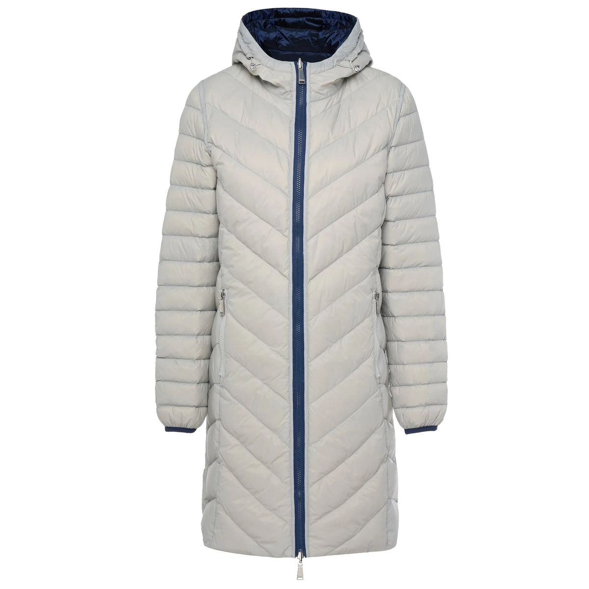 Arnie - Women's 90/10 Reversible Down Jacket || Moonlight/Silver