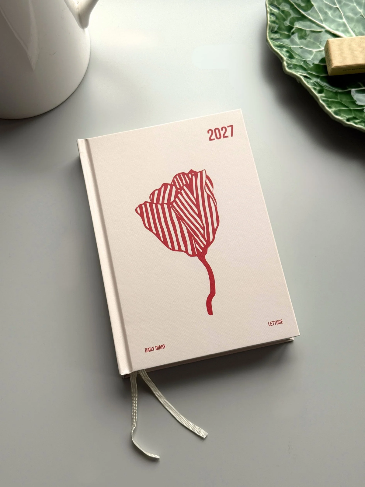 Lettuce Daily Diary 2027 || Red Bloom