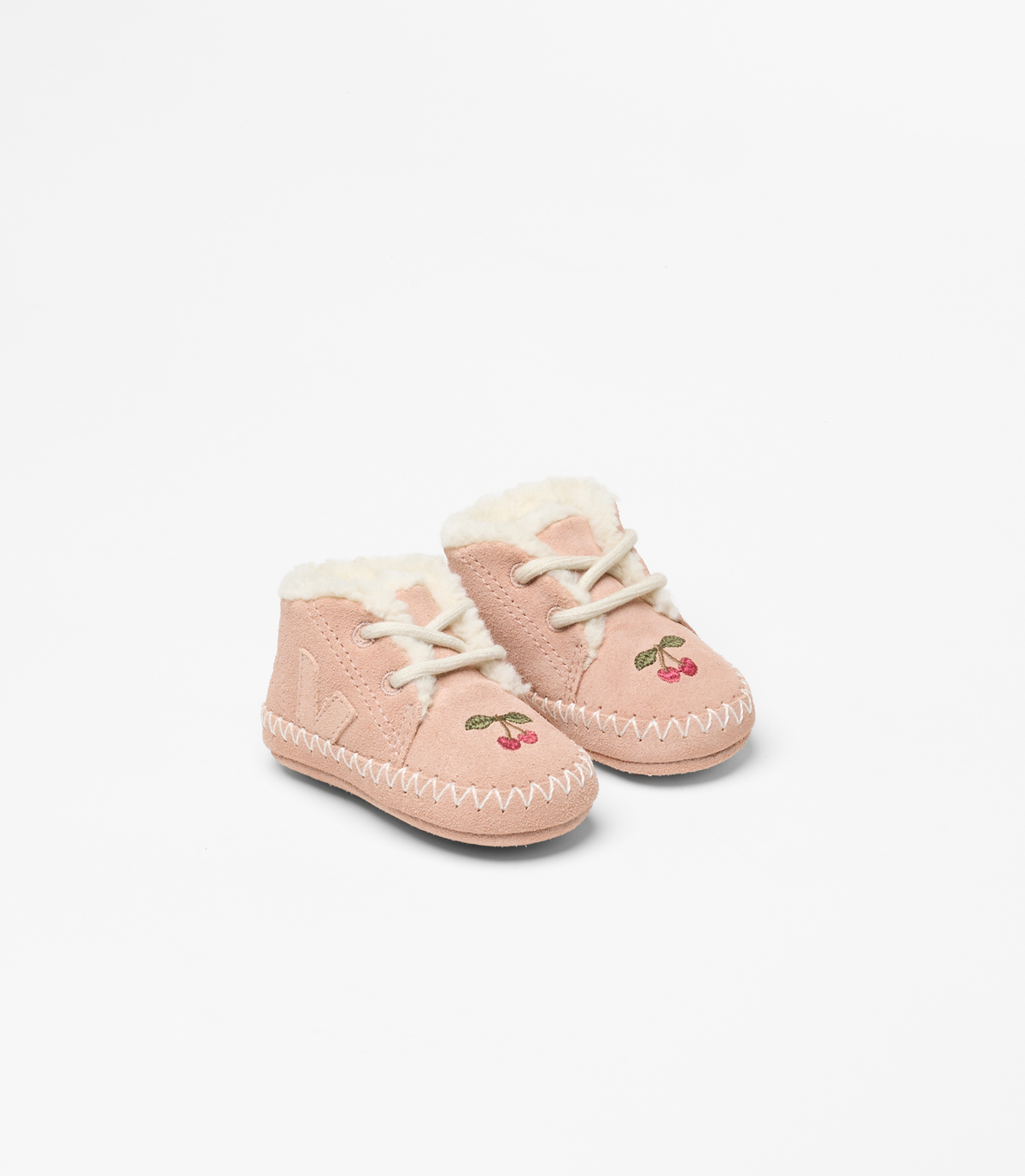 Baby VEJA x Konges Sløjd Suede Shoe || Blush