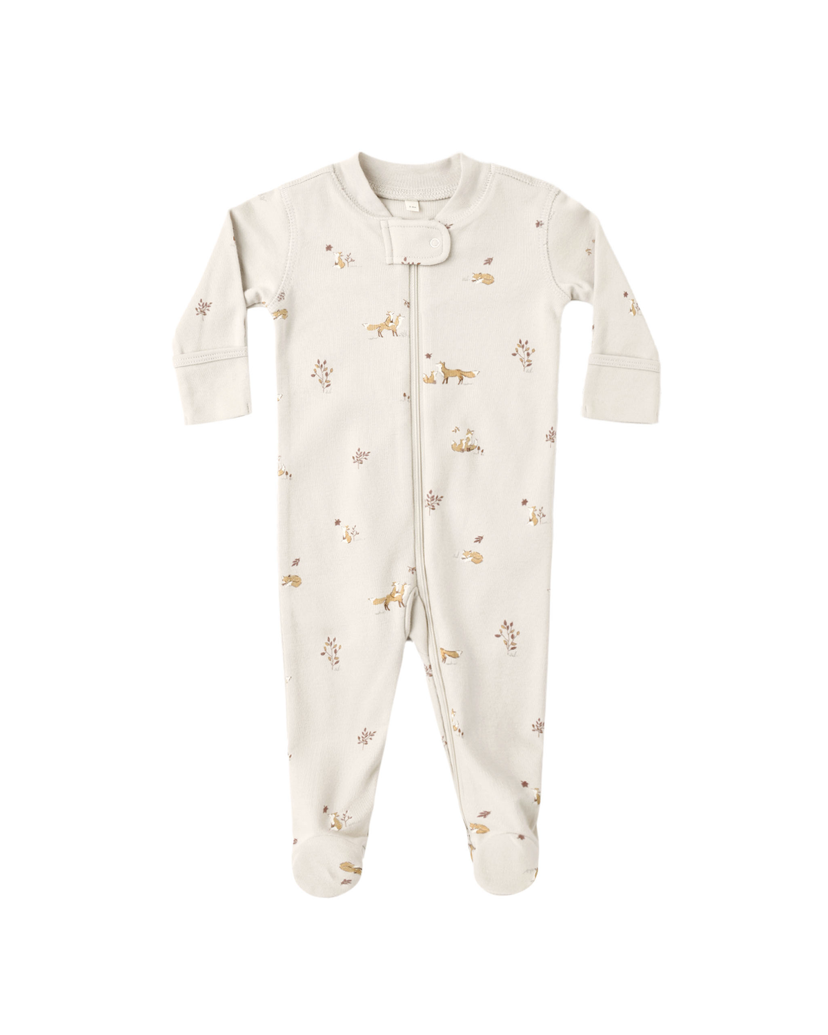 Zip Long Sleeve Sleeper Footie || Fox Land