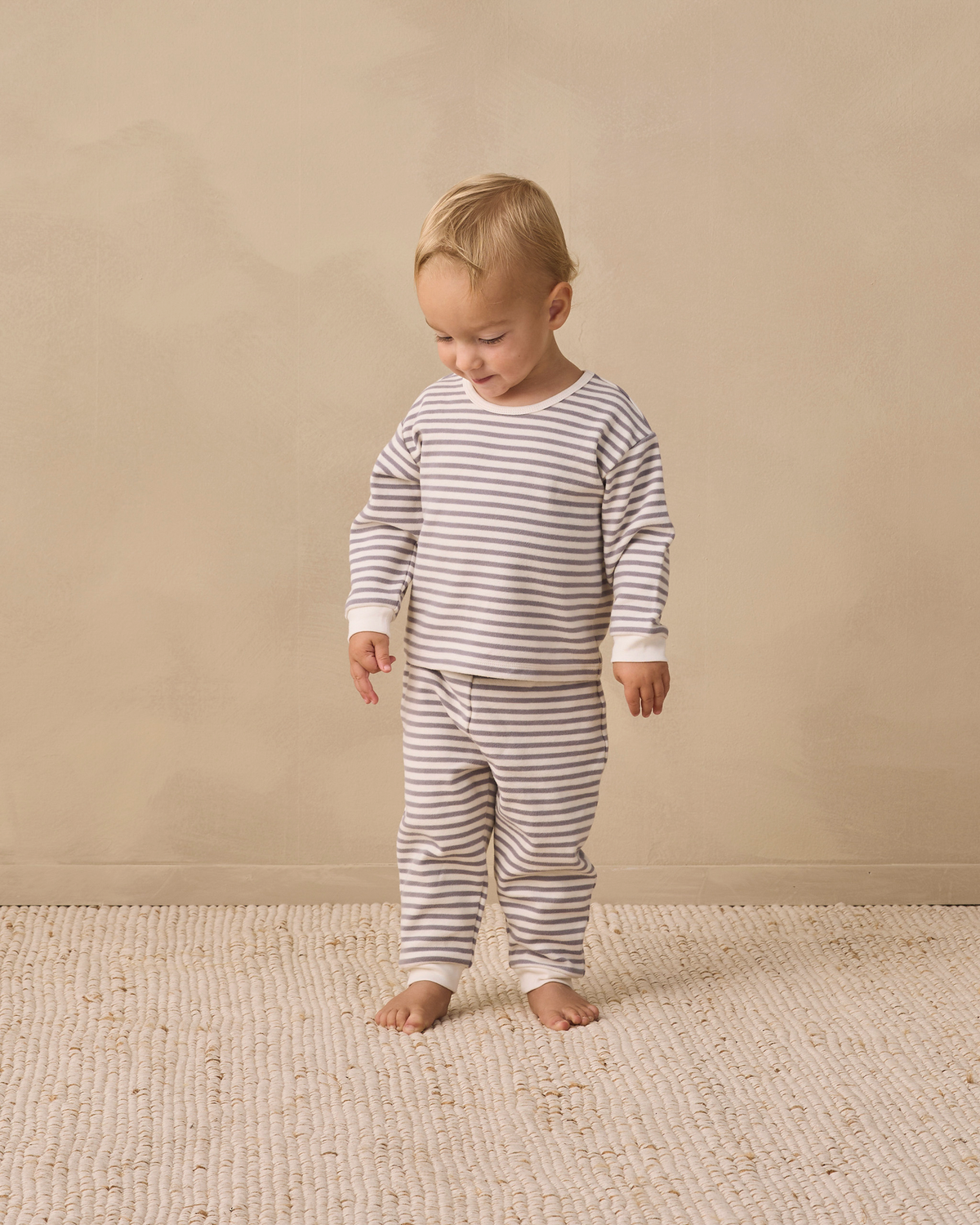 Cosy Set || Slate Stripe