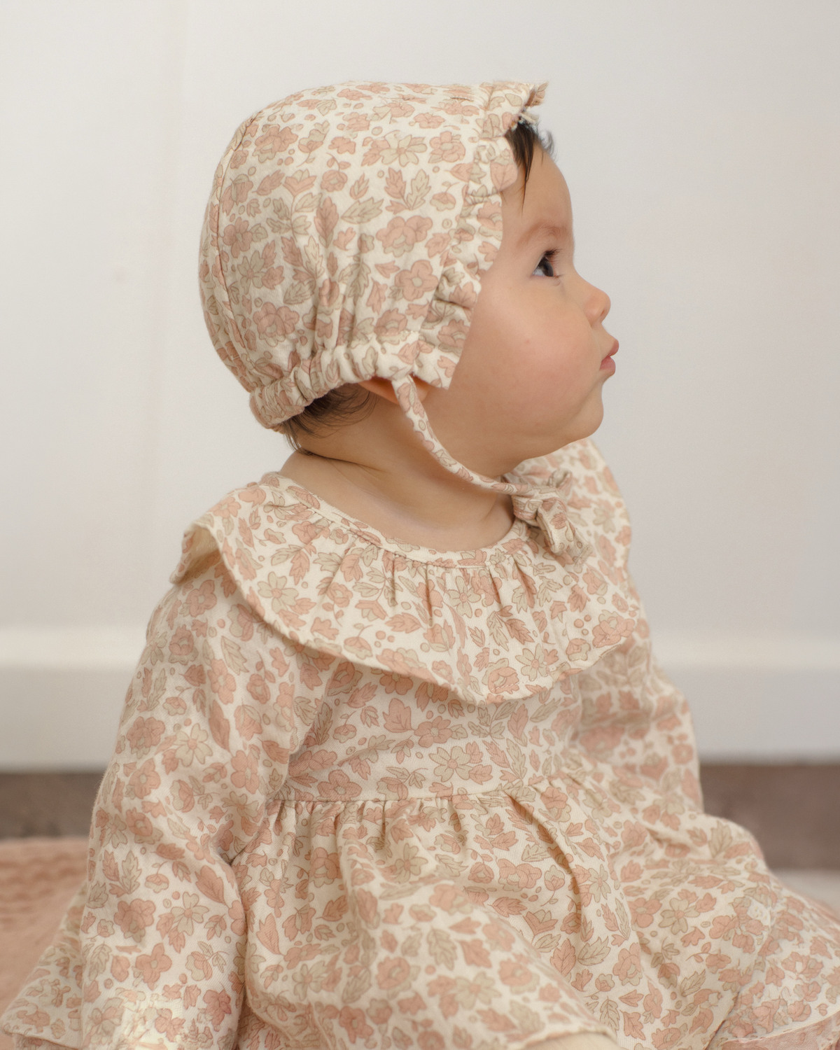Tiered Jersey Dress || Floral Vine