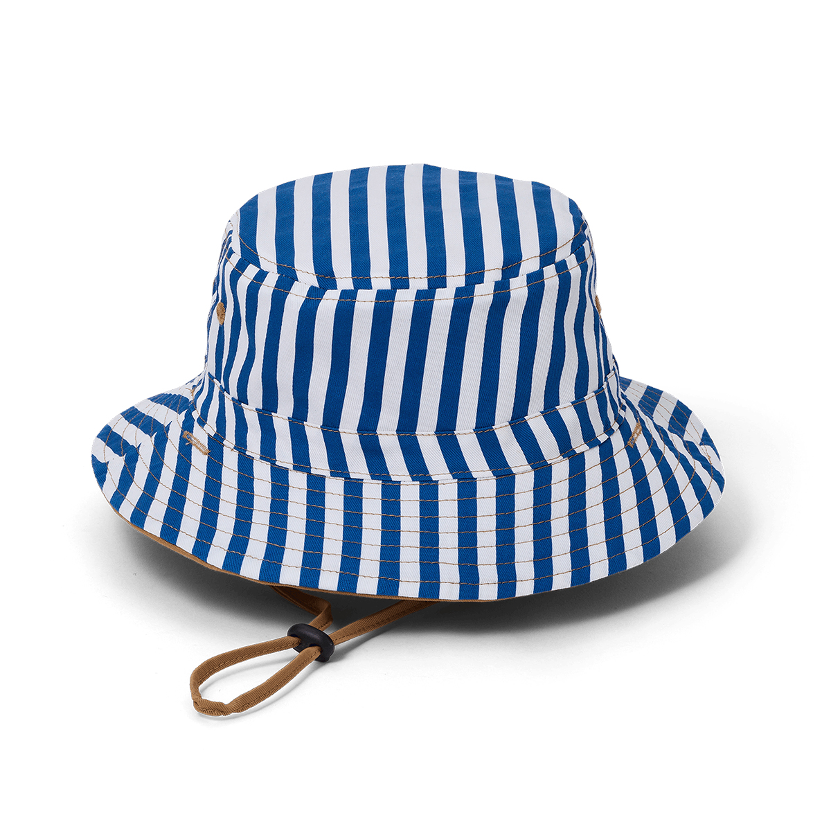 Reversible Bucket Hat || Deep Sea Stripe