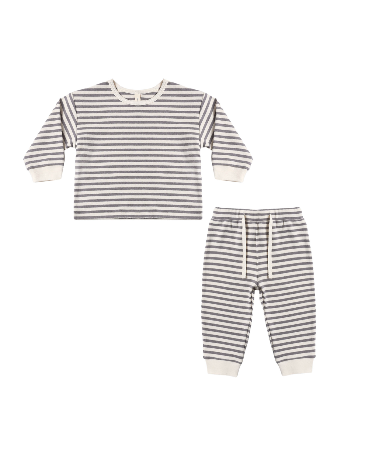 Cosy Set || Slate Stripe