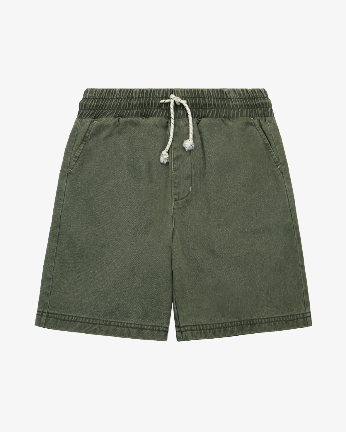 Khaki Woven Shorts