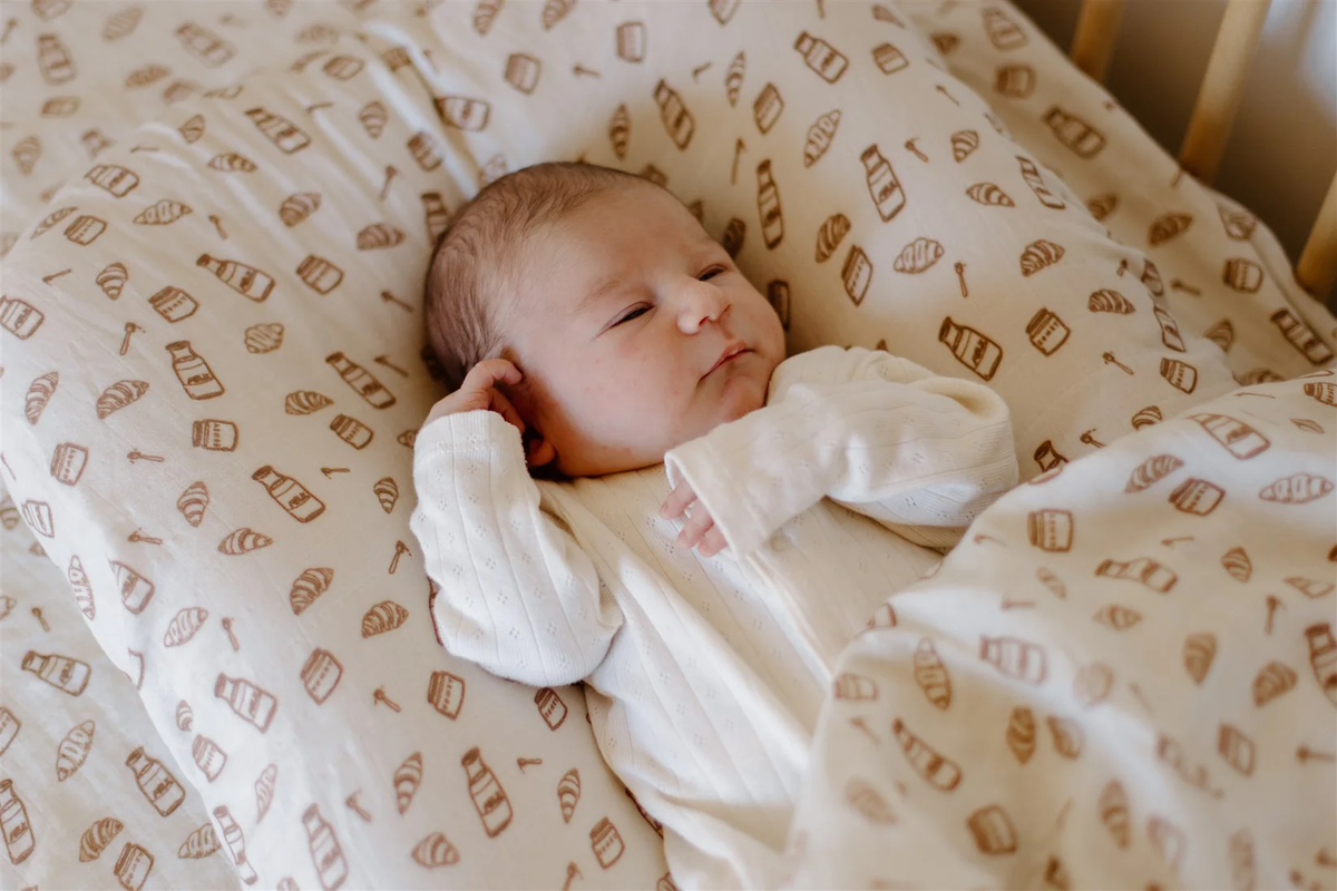 Muslin Fitted Bassinet Sheet
