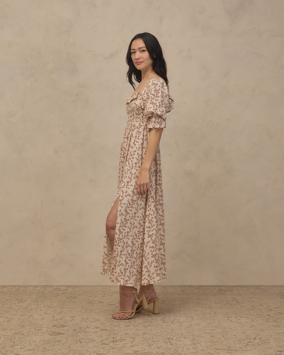 Womens Birdie Dress || Floral Toile