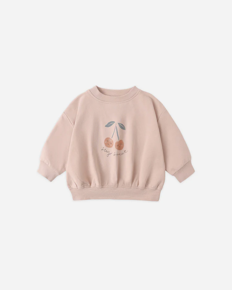 Relaxed Sweatshirt || Cherry