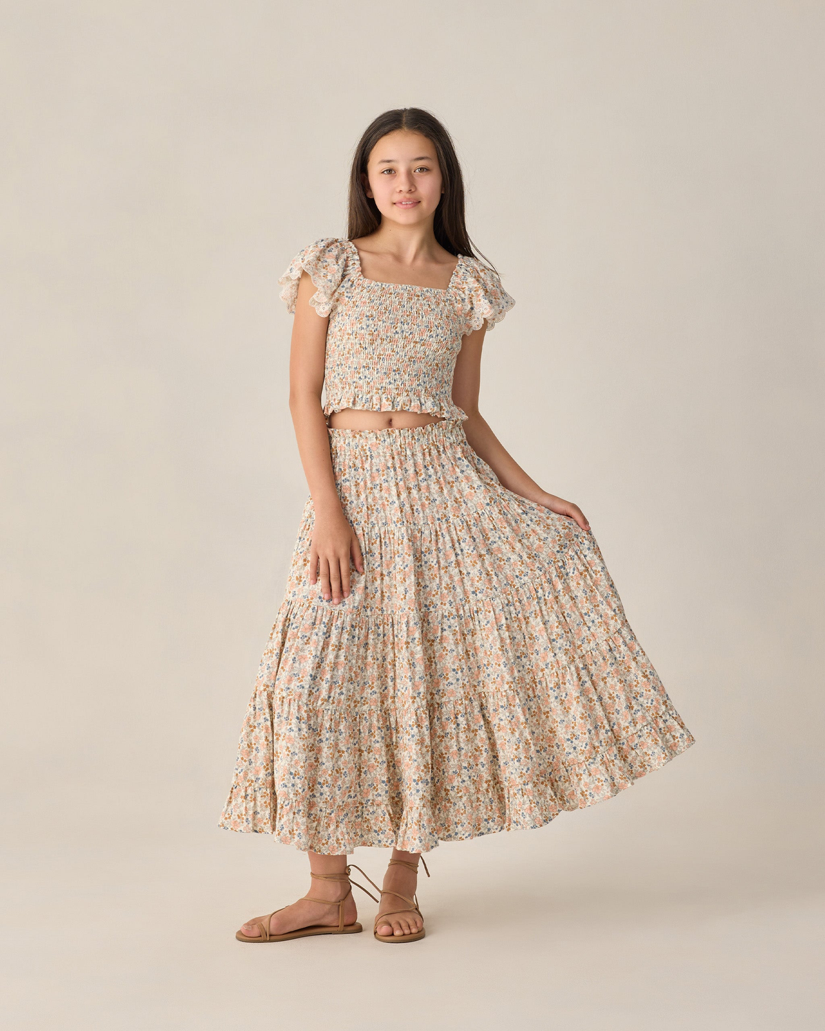 Teen Zayla Top || Flower Fields
