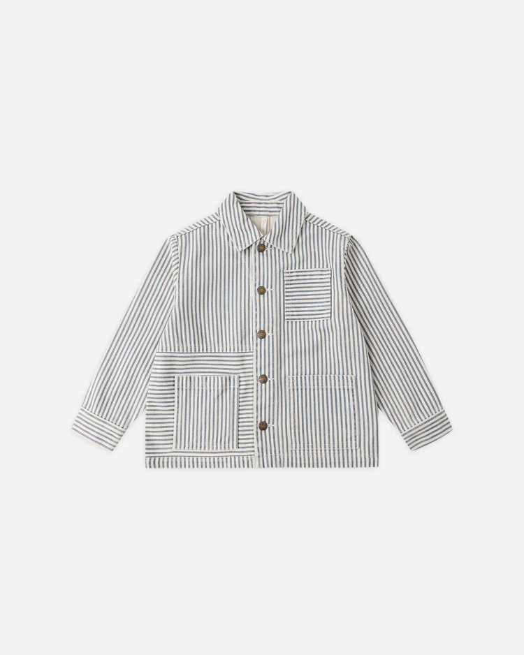 Denim Jacket || Railroad Stripe