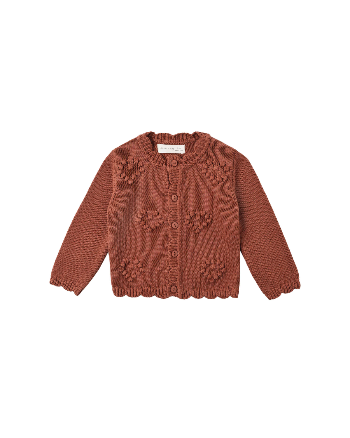 Knit Cardigan || Red