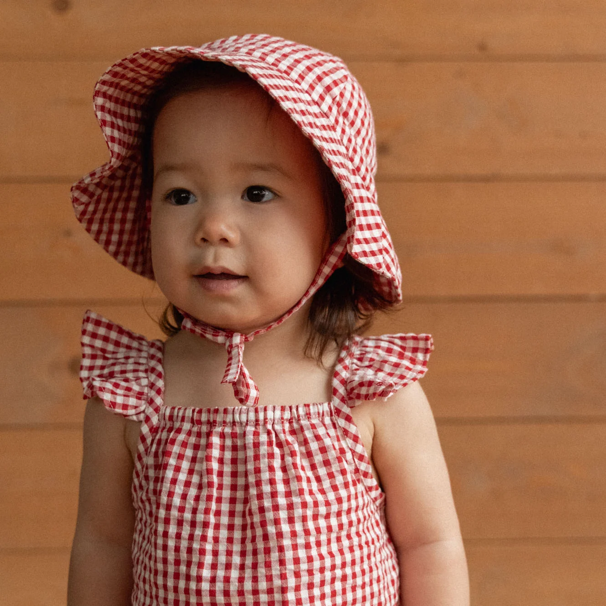 Sunhat || Red Gingham