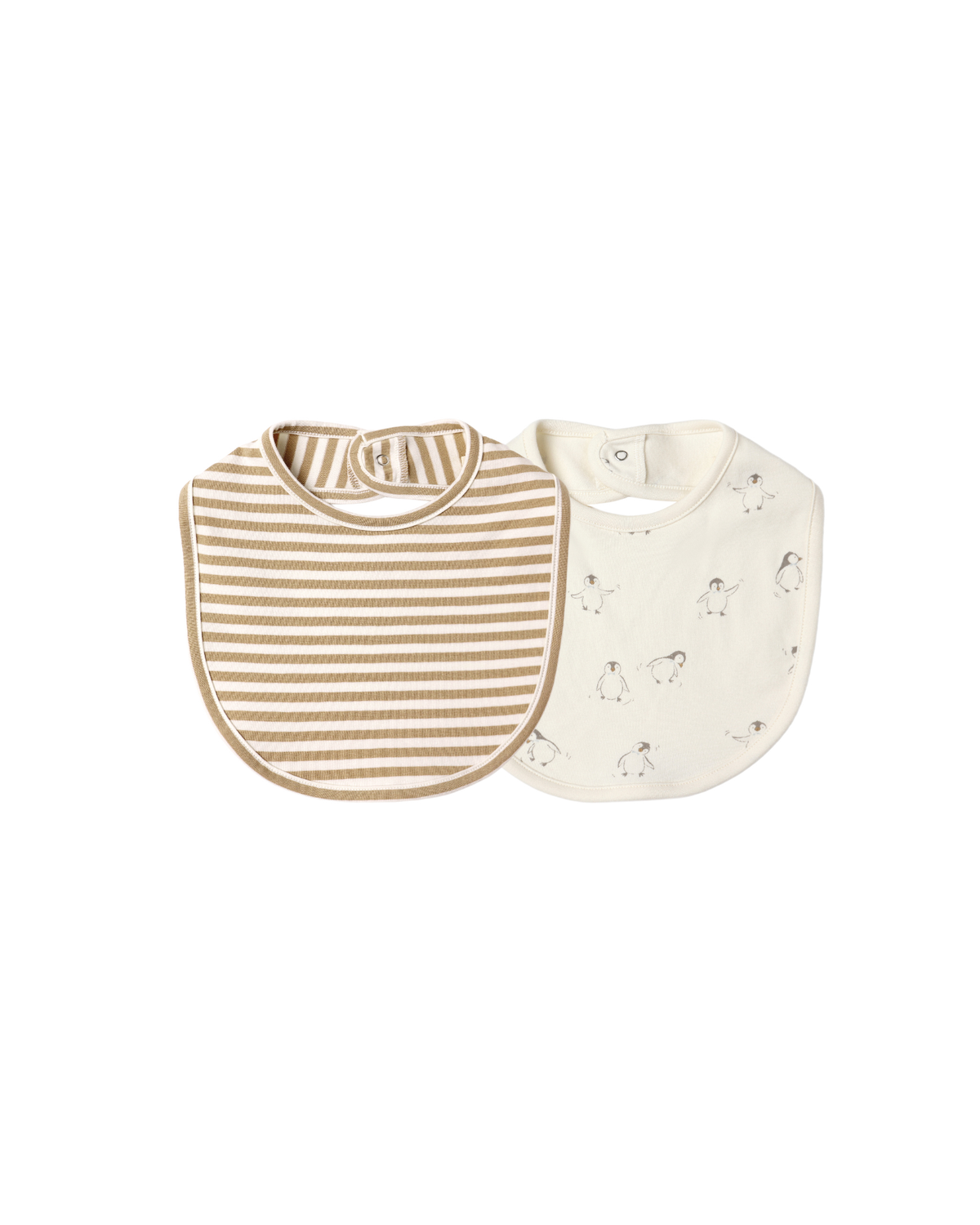 Jersey Snap Bib 2 Pack || Penguins