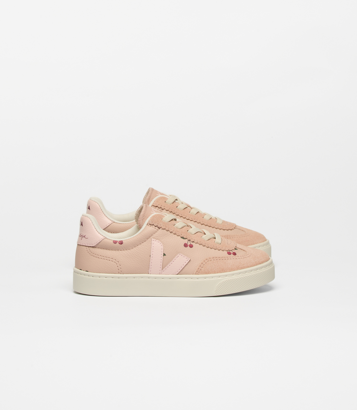 VEJA x Konges Sløjd Small Volley Sneaker || Cherry Petale