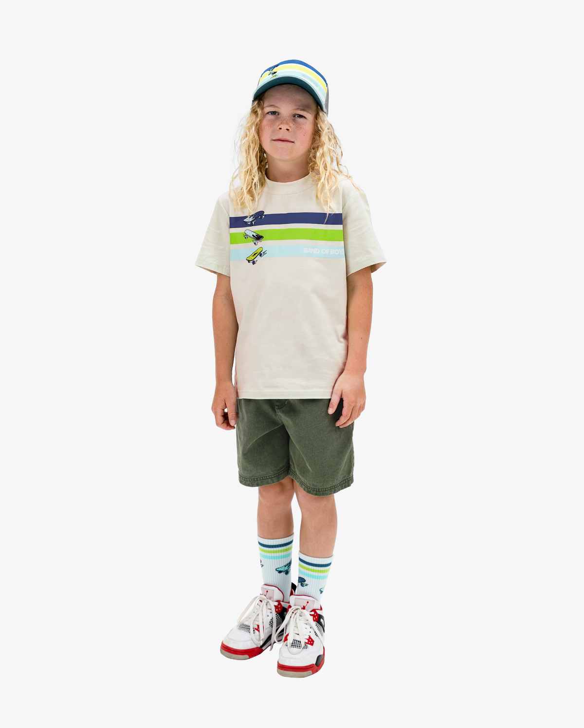 Khaki Woven Shorts