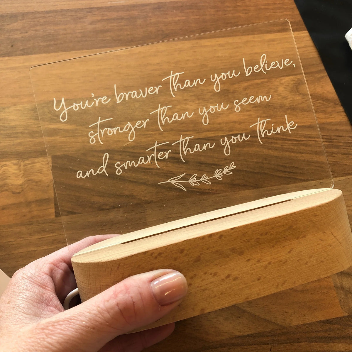 Quotation Night Light