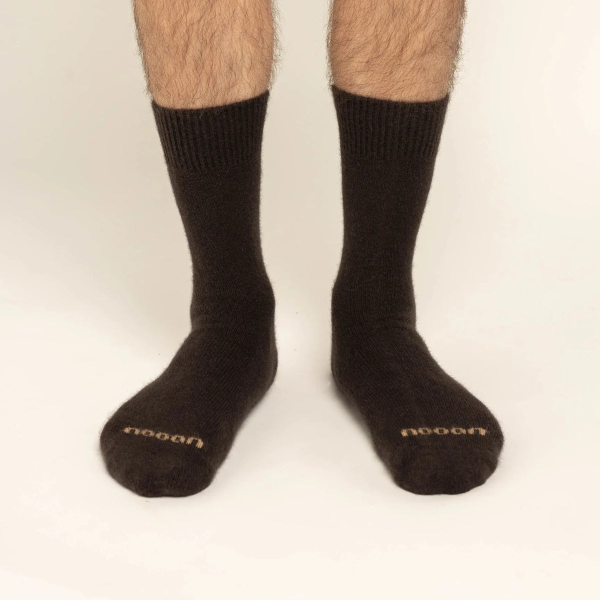 Piha Possum Merino Socks || Seal Brown