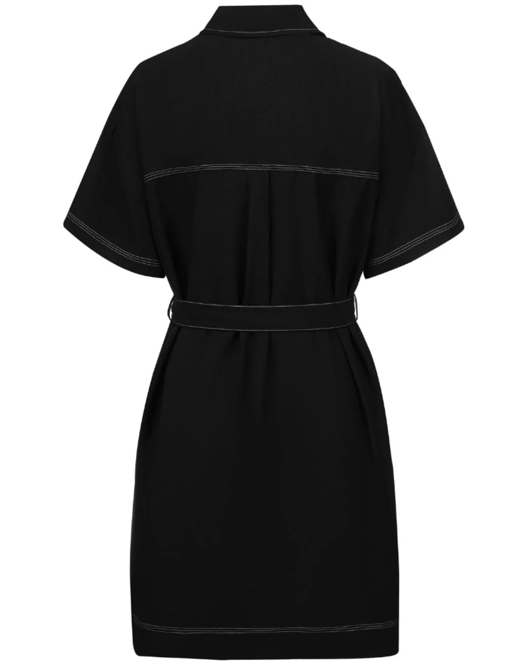 Cora Women's Shirt Dress || Black