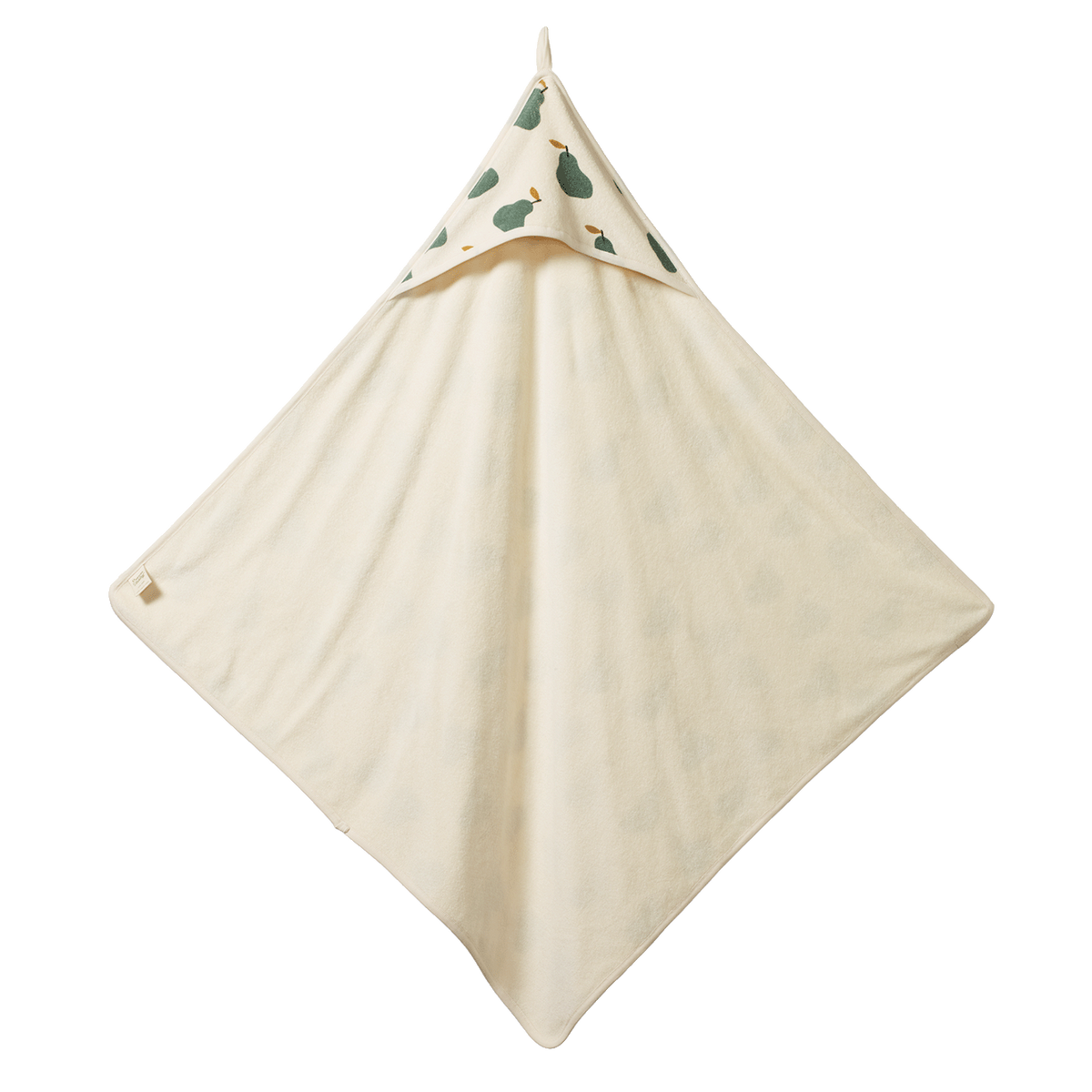 Organic Cotton Hooded Towel || Petite Pear