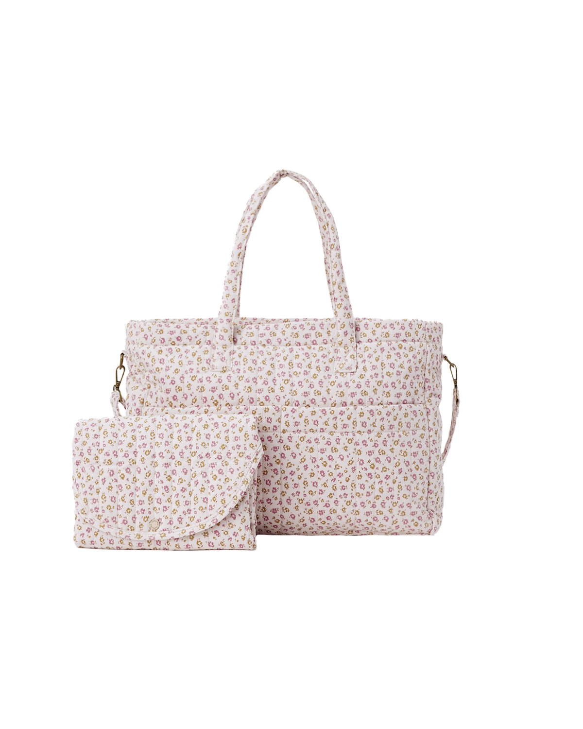 Diaper Bag + Changing Pad || Wildflower